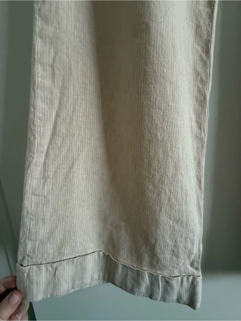 Banana Republic beige fit linen